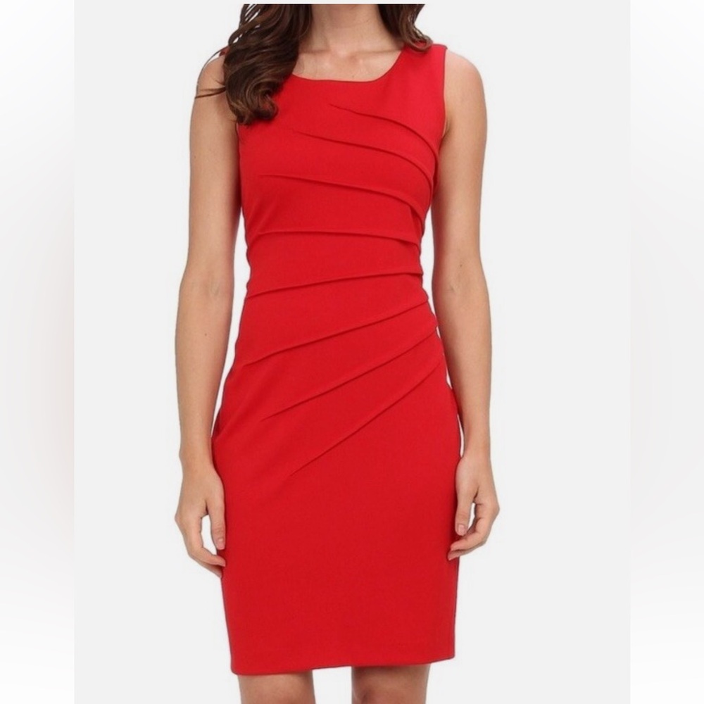 Calvin Klein Cherry Red Cocktail Dress